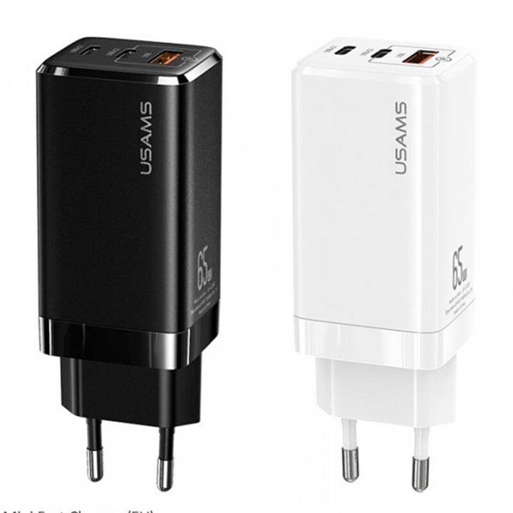 کیت شارژر مدل US-MT آداپتور T33 فست شارژ و کابل US-SJ406 برند یوسمز USAMS